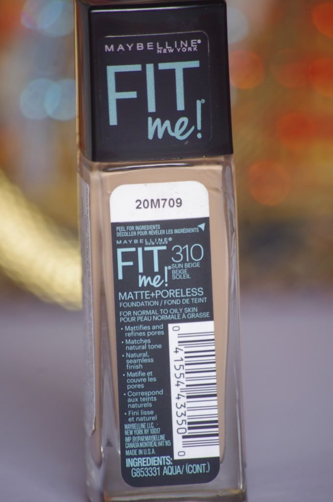 Maybelline Fit Me Matte Poreless Foundation bottle