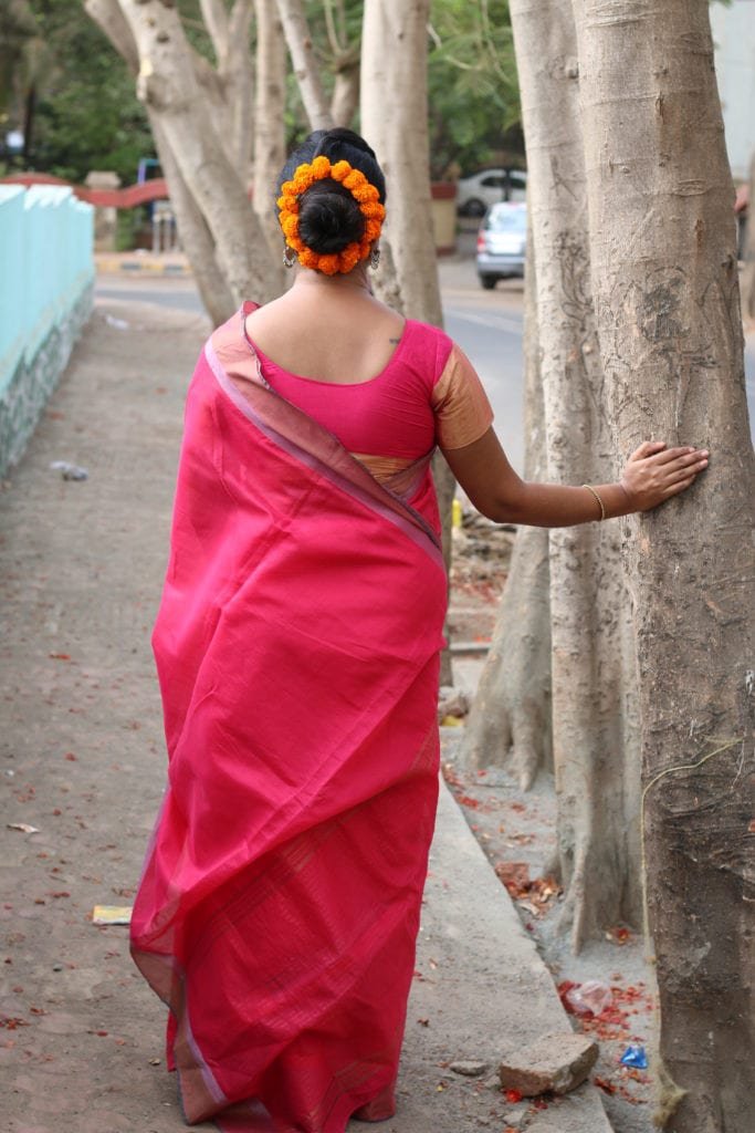 Marigold hair bun - salonguruindia.com