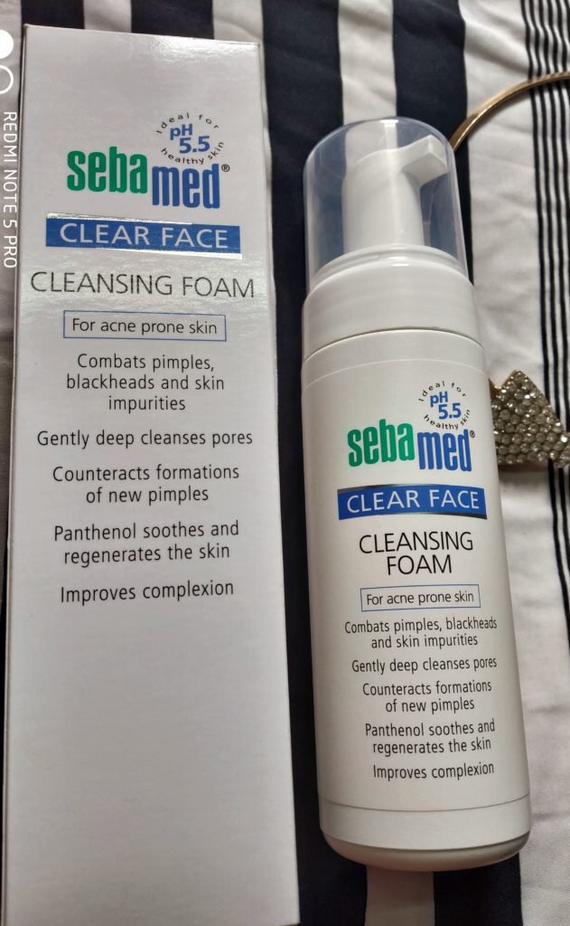 Sebamed Clear Face Cleansing Foam packaging