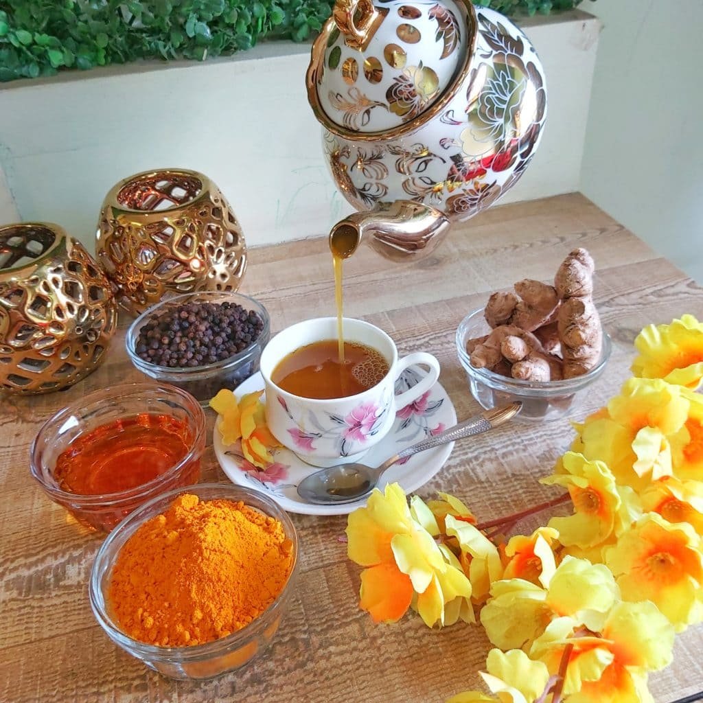 turmeric tea boosts immunity